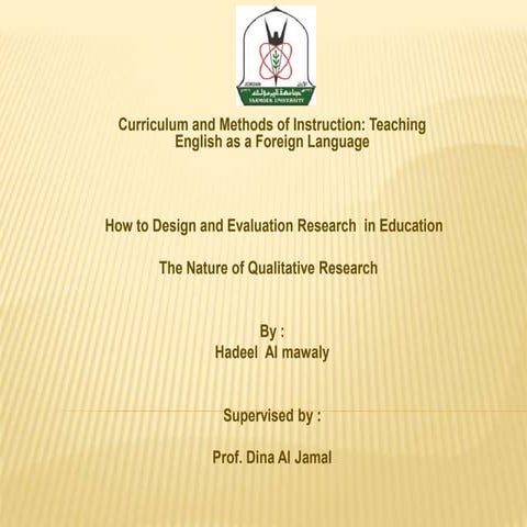 Qualitative research