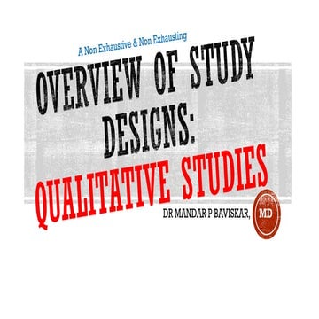 Introduction to Qualitative Research