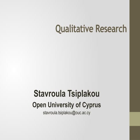 Comprehensive Overview of Qualitative Research Methods and ...