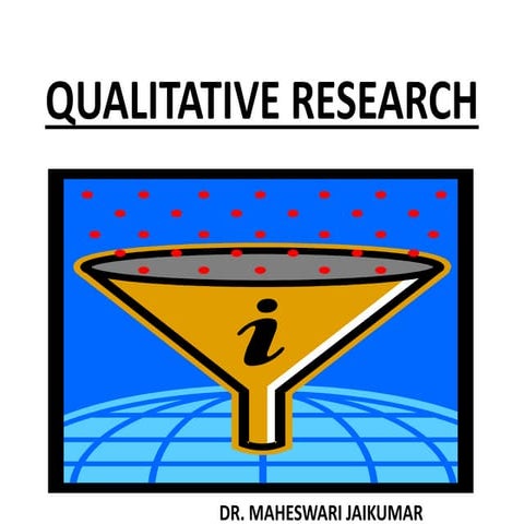 CHARACTERISTICS OF QUALITATIVE RESEARCH DESIGN