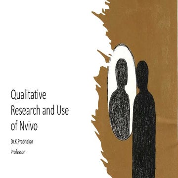 Qualitative research and use of Nvivo