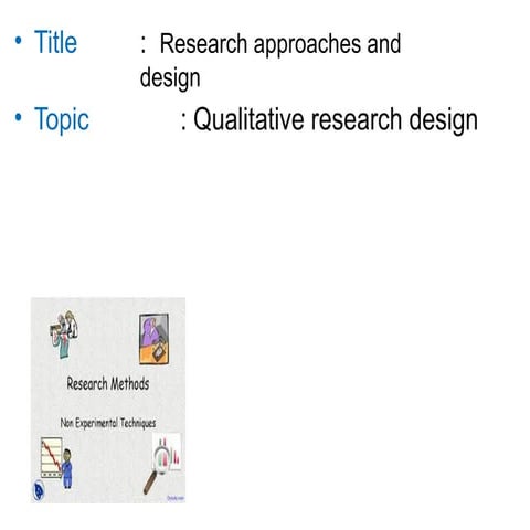 Qualitative Research Design Content reference | PPT