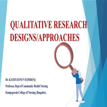 Qualitative research design | PPTX
