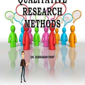 Qualitative research by Dr. Subraham Pany