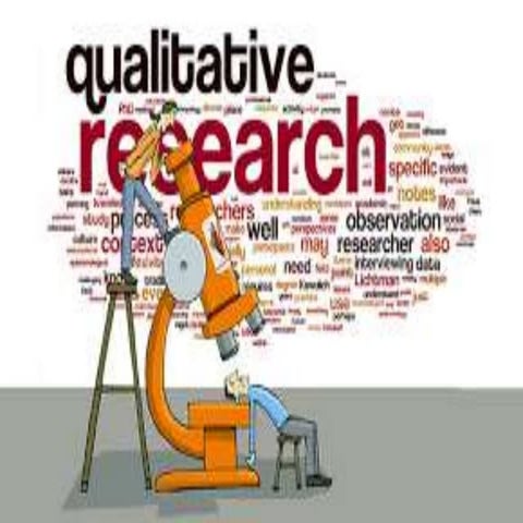 Qualitative research intro