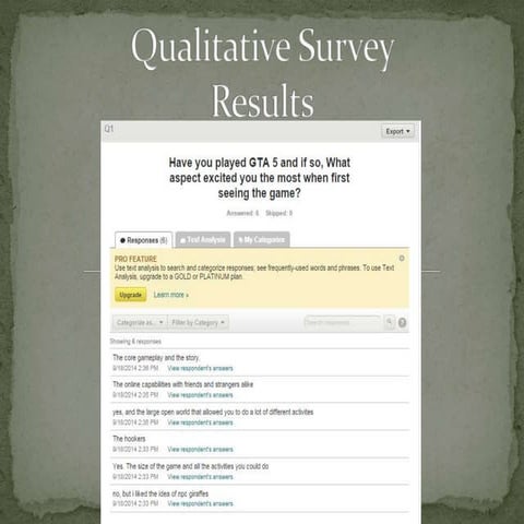 Qualitative survey powerpoinT