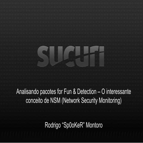 Analisando pacotes for fun and packet - Conceito de Network Security Monitori...