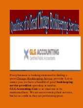Qualities of a great chicago bookkeeping service