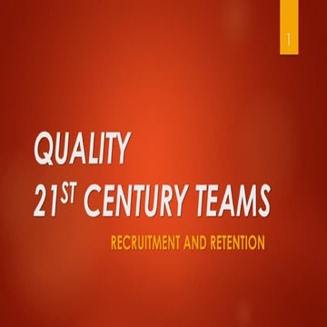 Quality Recruitment & Retention