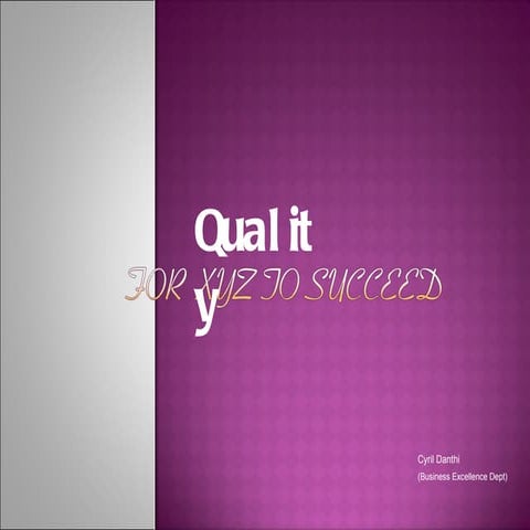 Quality   tpl - cyril