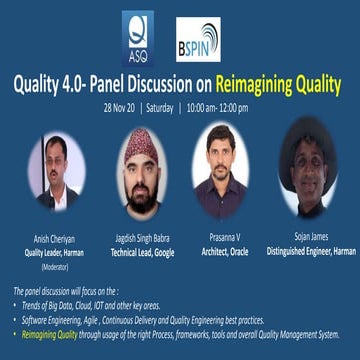 Quality 4.0 and reimagining quality