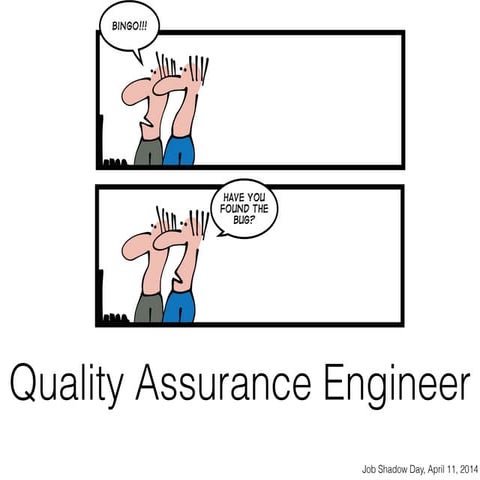Quality assurance engineer #JobShadowDay #XWiki