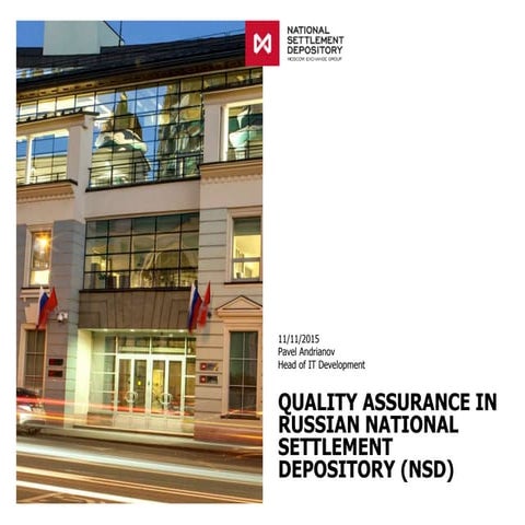 EXTENT-2015: Quality Assurance in Russian NSD