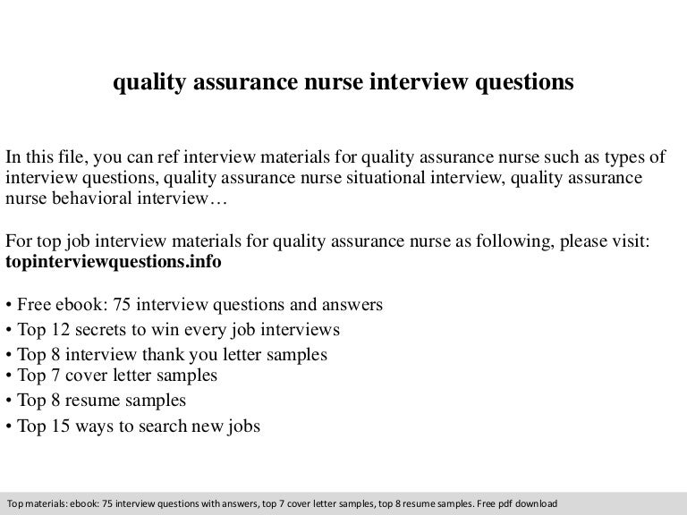 qualityassurancenurseinterviewquestions 140905224157 phpapp02 thumbnail 4jpgcb1409956952 - Nursing Interview Questions And Answers qualityassurancenurseinterviewquestions 140905224157 phpapp02 thumbnail 4jpgcb1409956952 - Nursing Interview Questions And Answers
