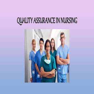 QUALITY ASSURANCE 