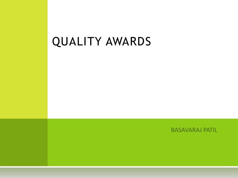 Quality Awards