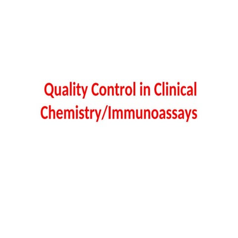 Quality control in histopathology laboratory