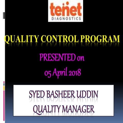 Quality control program 05042018