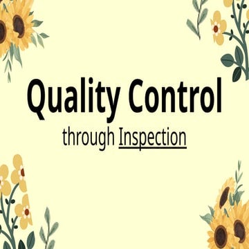 🔍 Cross Check Quality Inspection: The Key to Flawless Products! | PDF