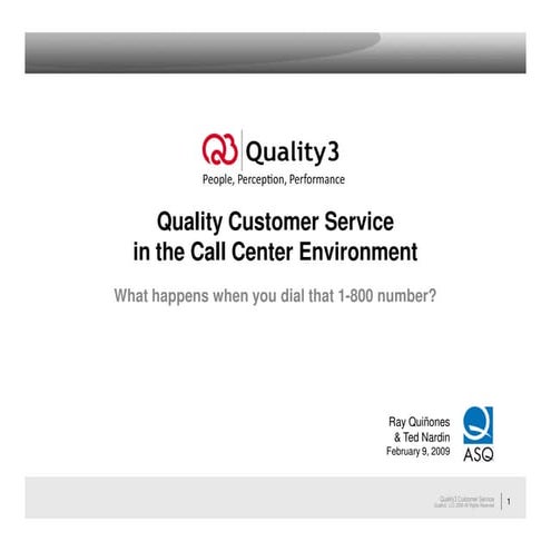 Customer service example | PPT