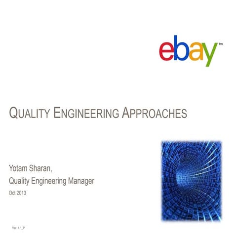 Quality engineering approaches (published)