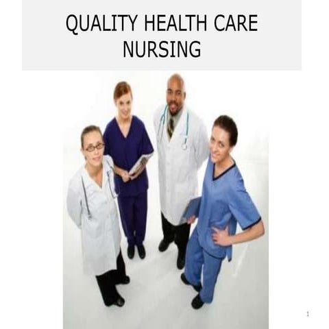 Elective 2-1 Quality health care nursing