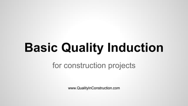Quality ToolBox Talk_Quality Management in Construction 101(for Senior ...