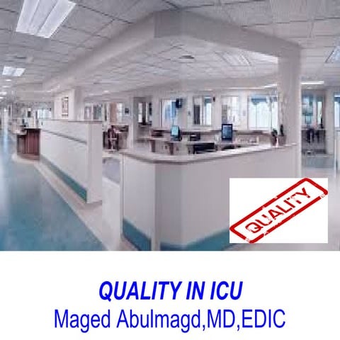 Quality in icu