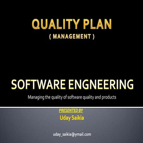 Quality management