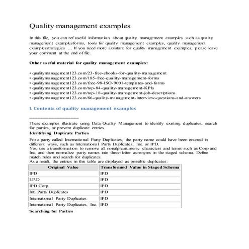 Quality risk management sop | DOCX