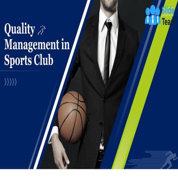 Quality Management In Sports Club Powerpoint Presentation Slides