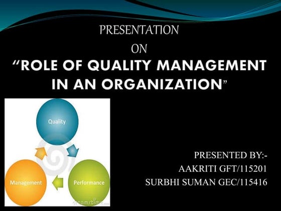 Total quality management tools and techniques | PPT