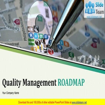 Quality Management Roadmap PowerPoint Presentation Slides