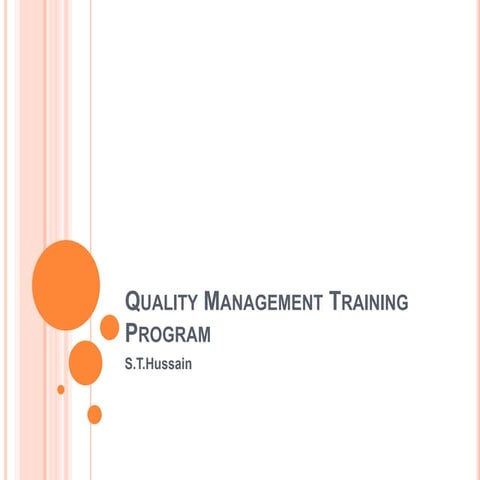 Components of quality management | DOCX