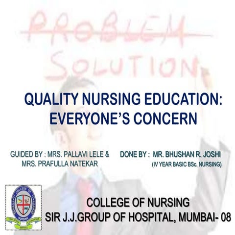 Quality nursing education