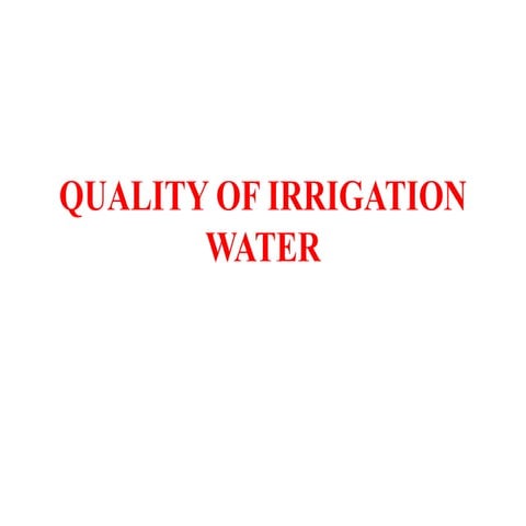 Quality of Irrigation water.pptx