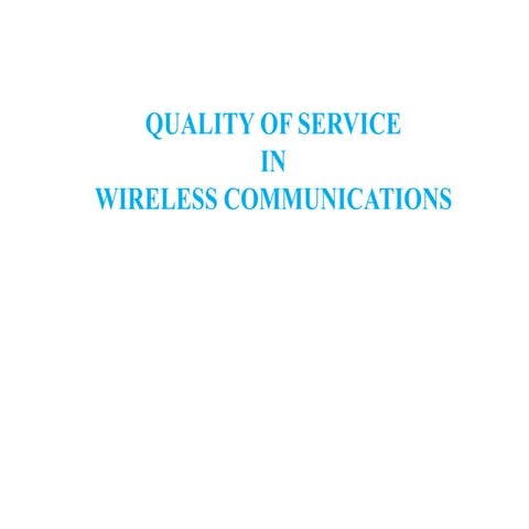 Quality of service in wireless communication