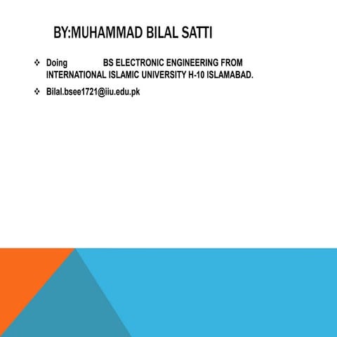 Quality of service(qos) by M.BILAL.SATTI