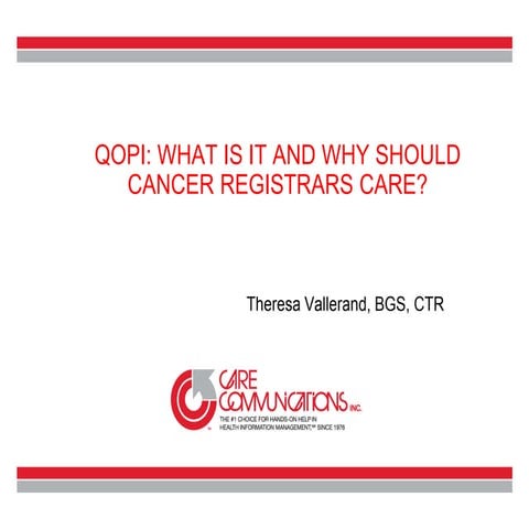 Quality Oncology Practice Initiative