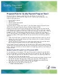 Quality Payment Program (MACRA) Proposed Rule
