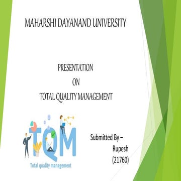Total Quality Management 