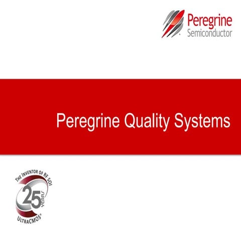 Peregrine's Quality Presentation