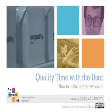 Quality time with the user