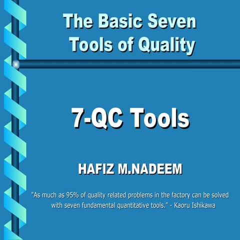 Quality_Tools for checking quality in management | PPT
