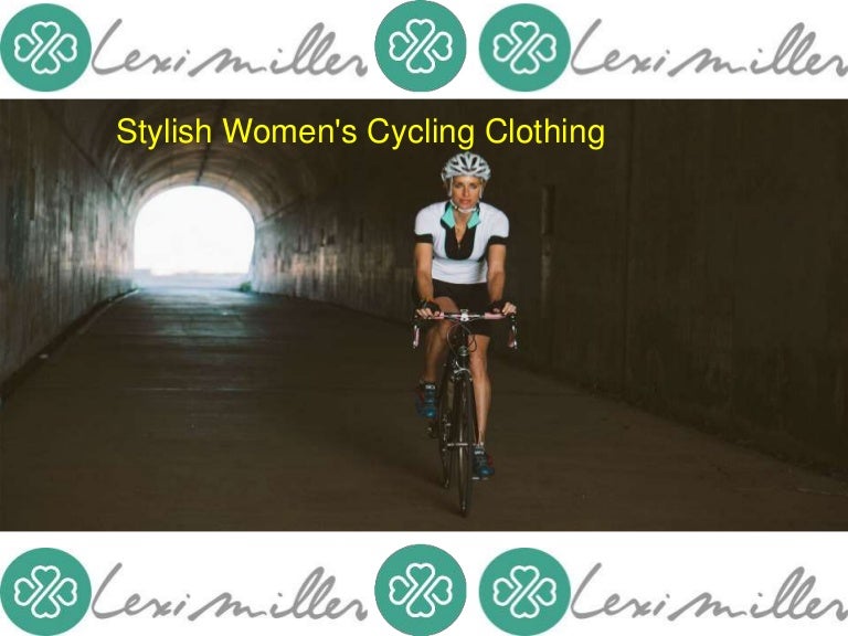 stylish women's cycling clothing