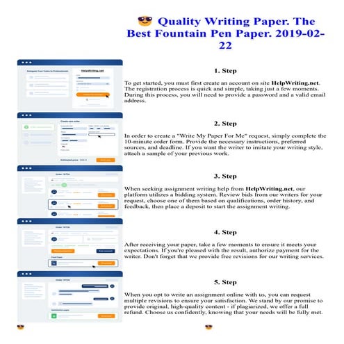 Quality Writing Paper. The Best Fountain Pen Paper. 2019-02-22