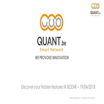 QUANT & ARUBA - BOZAR, BRUSSELS - 19/04/2018