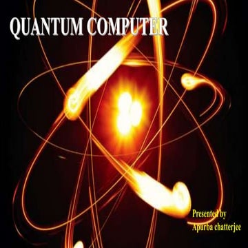 Quantum computing