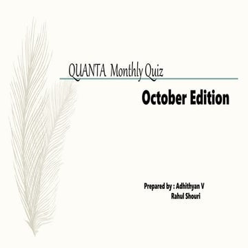 October Monthly (2019)