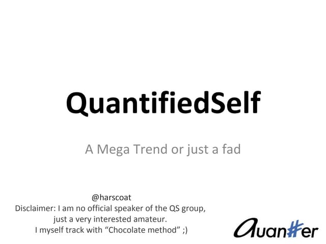 Quantified Self intro june 010 #bcbs10